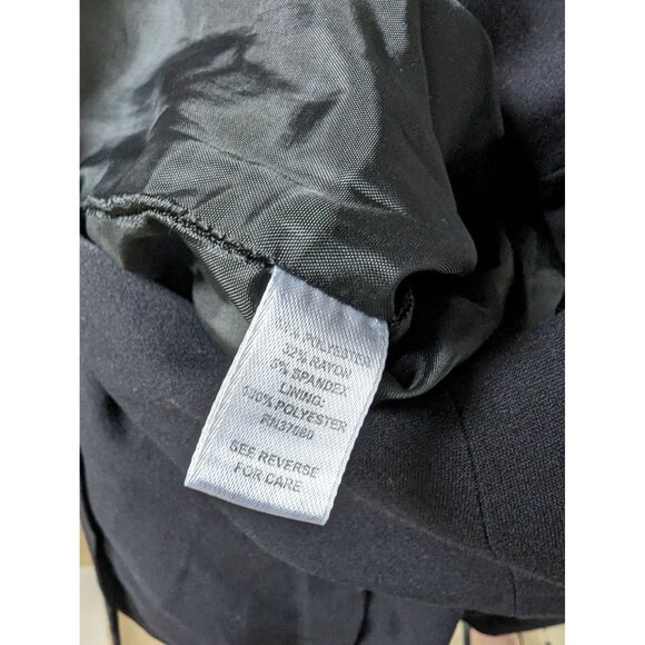 Catos Size 16 Dress Black Pleated Lined Sleeveless Womens - Picture 6 of 6